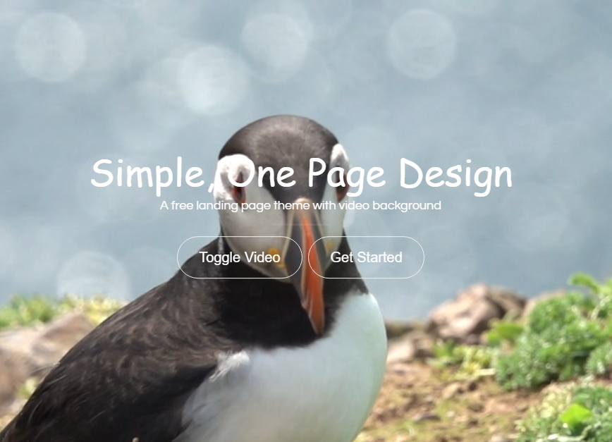 Landing Page - Zero