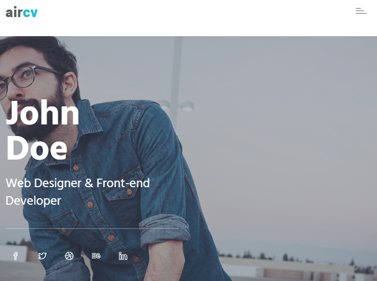 Personal Website - AirCv