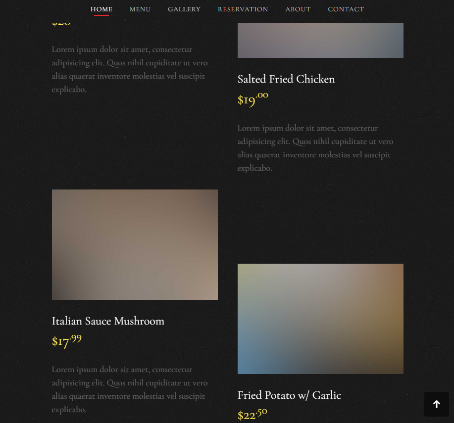 Restaurant Template