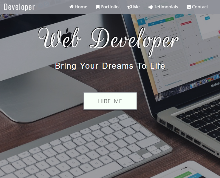 Personal Website - Developer