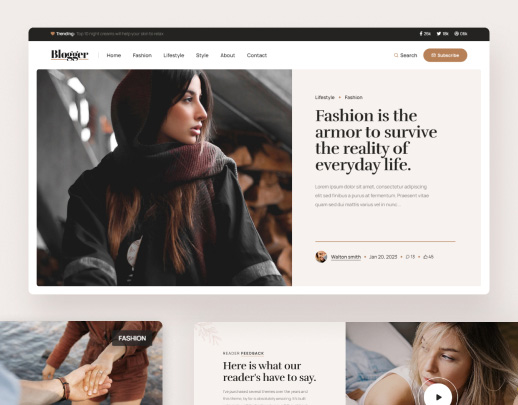 Blogger Sublime Website